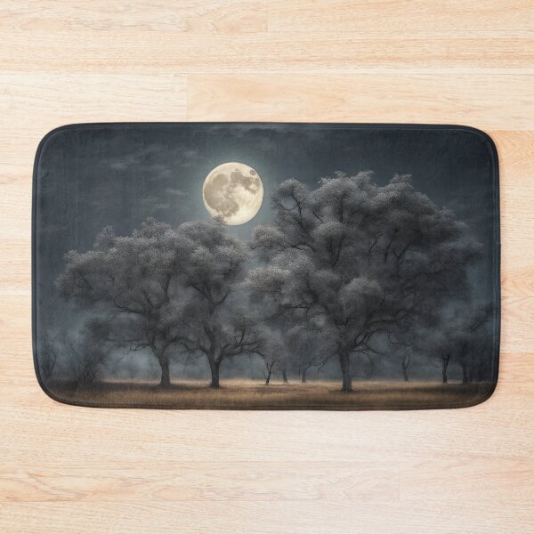 Item preview, Moonlit trees designed and sold by AJSRPrints.
