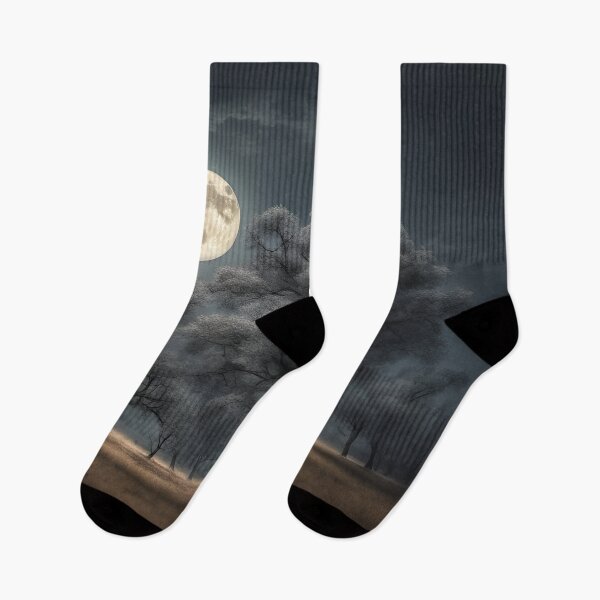 Item preview, Moonlit trees designed and sold by AJSRPrints.