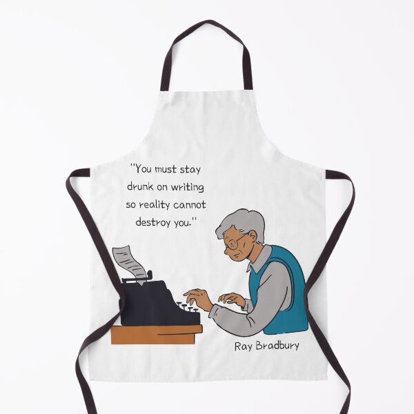 Item preview, Writing Inspiration Quote from Ray Bradbury designed and sold by Ana-Stasion.