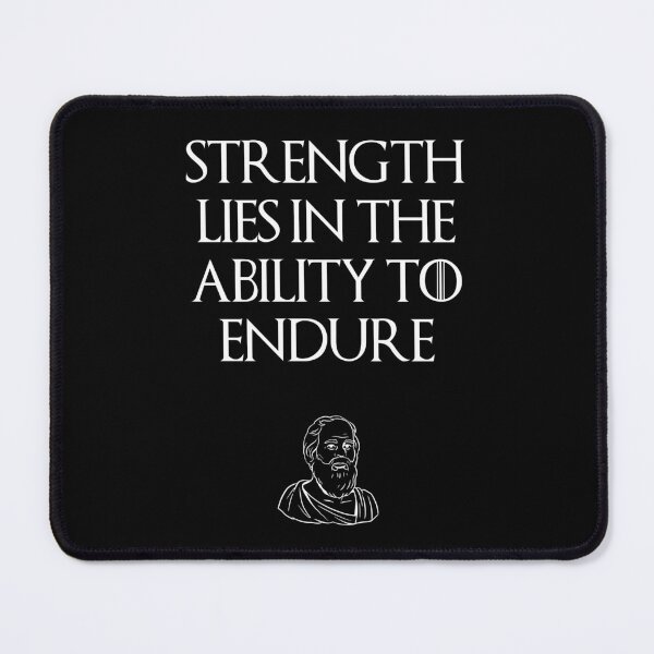 Item preview, Ability to Endure Quote, Philosophy Design designed and sold by OurPhilosophy.