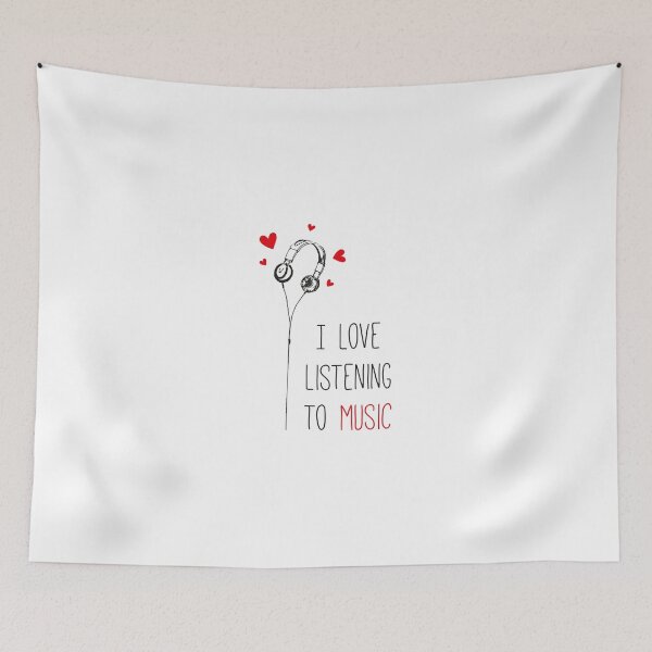 Item preview, I love listening to music designed and sold by dcreagraph.