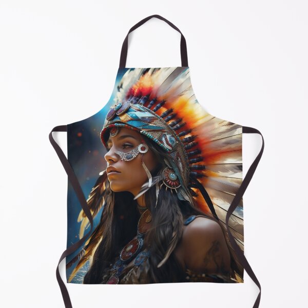 Item preview, Vibrant color Indian head dress digital print designed and sold by dcrc.