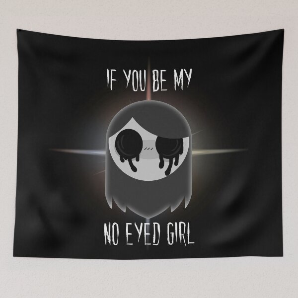 Item preview, No Eyed Girl (White Text) designed and sold by TheAtomicCat.