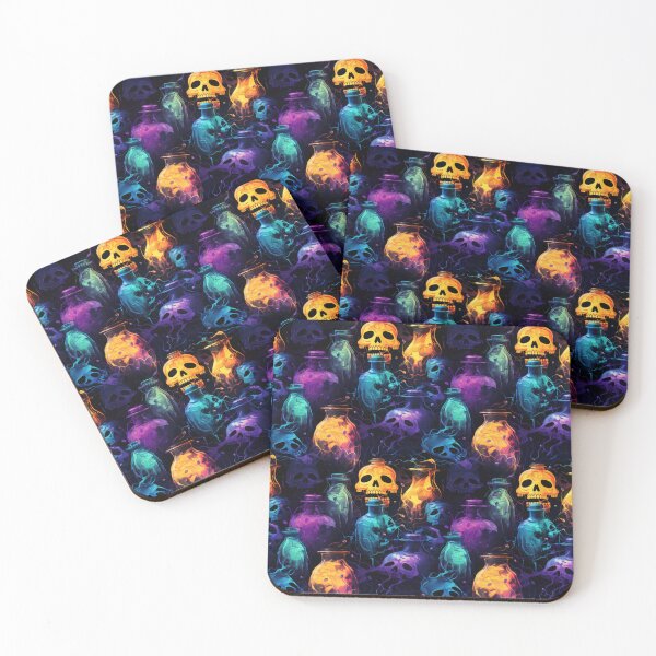 Item preview, Halloween Skulls and Potions designed and sold by blayzeink.