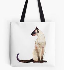 Siamese Cat Patchwork Tote Bag