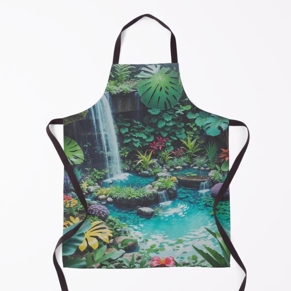 Artikelvorschau, Tropical Paradise Greens: Exotische Dschungel-Botanical-Tapete entworfen und verkauft von FemmeFlair.