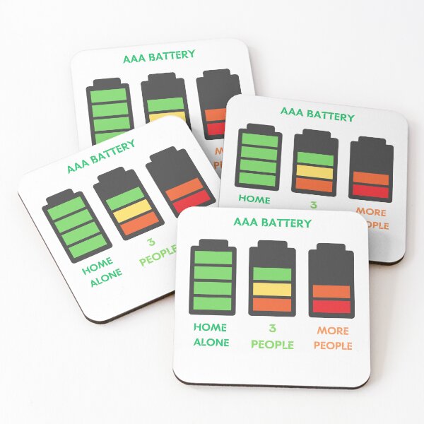 Item preview, AAA ANTISOCIAL BATTERY FUNNY GIFT  designed and sold by artbyveresca.