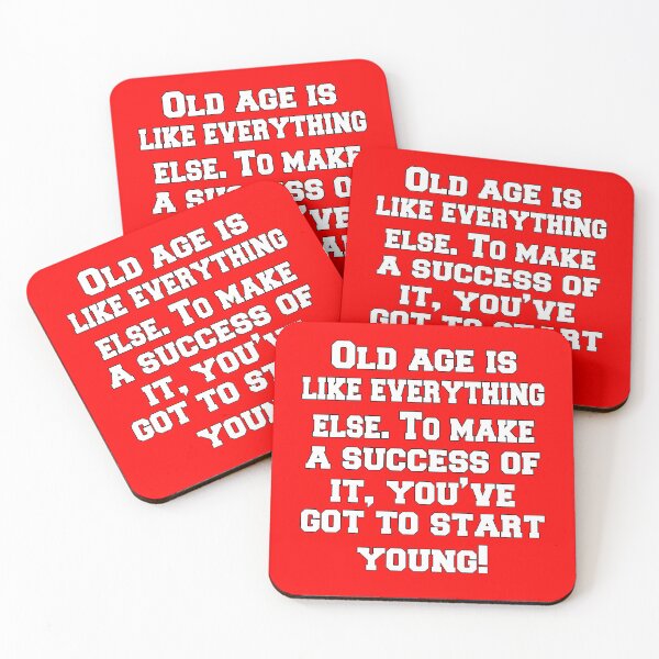 Item preview, Senior Citizen Funny Humor Old Age Is Like Everything Else designed and sold by fantasticdesign.