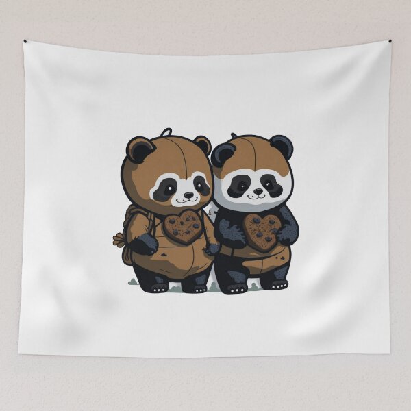 Item preview, Cute Panda couple designed and sold by Rosamose.