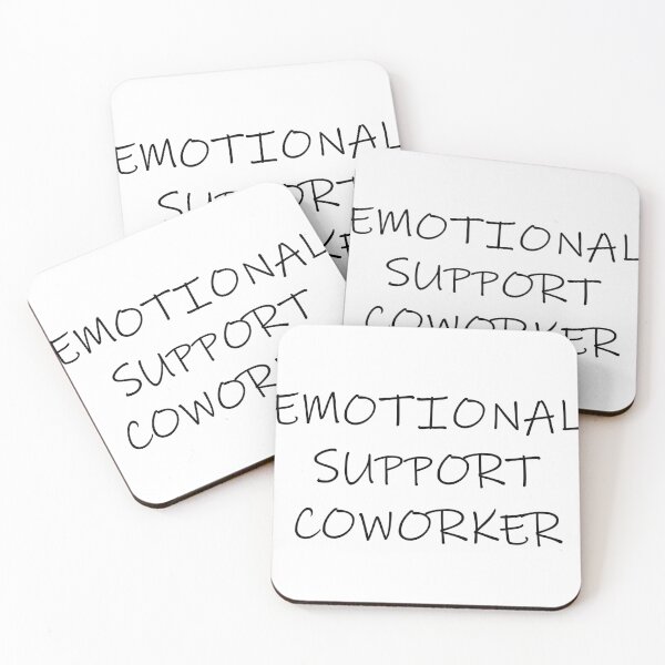 Item preview, Emotional Support Coworker designed and sold by Calvin Rogers.