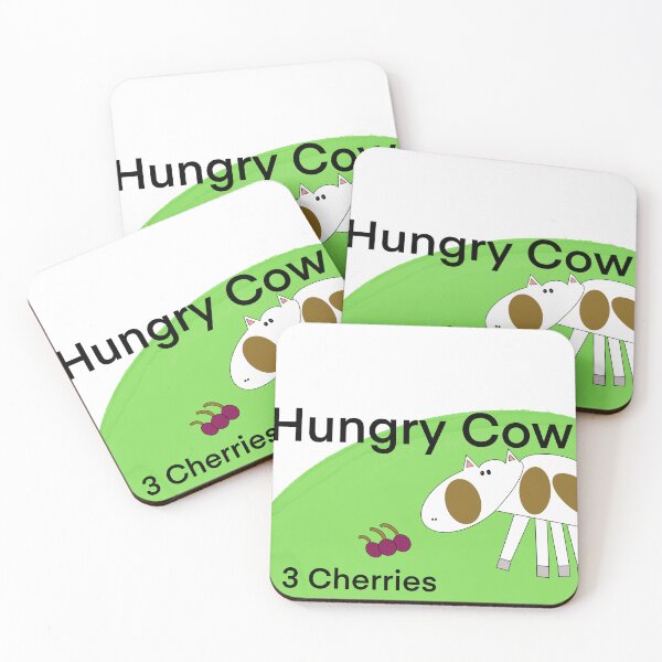 Item preview, A hungry cow is smelling all 3 cherries. designed and sold by lukesubbby.