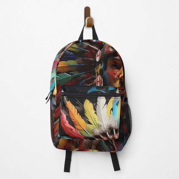 Item preview, Vibrant color Indian head dress digital print designed and sold by dcrc.