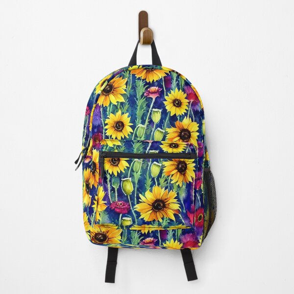Item preview, Field of sunflower and poppys designed and sold by Bthismoment.
