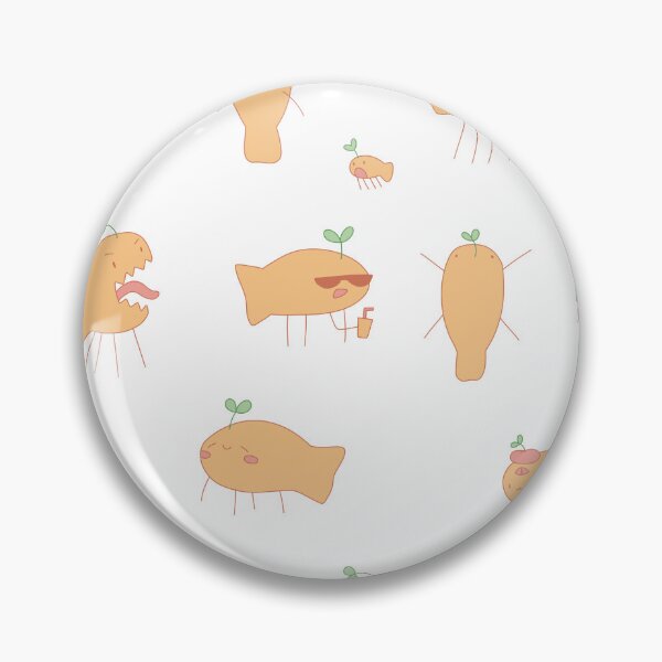 Item preview, Salad Fish 2 designed and sold by LilysPillowFort.