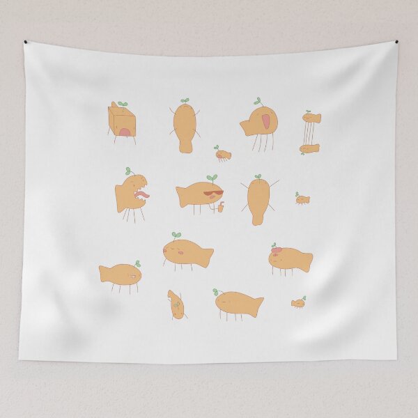 Item preview, Salad Fish 2 designed and sold by LilysPillowFort.