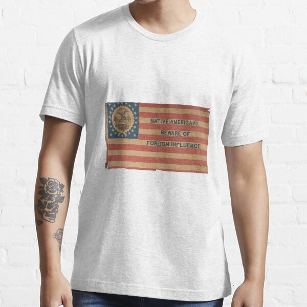 “Ironic Vintage American Flag” T-shirt for Sale by laurelstreed