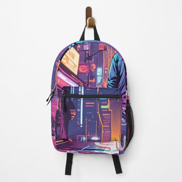 Item preview, Neon Nights & Single Vibes: Urban Solitude in City Lights designed and sold by ElLocoMus.
