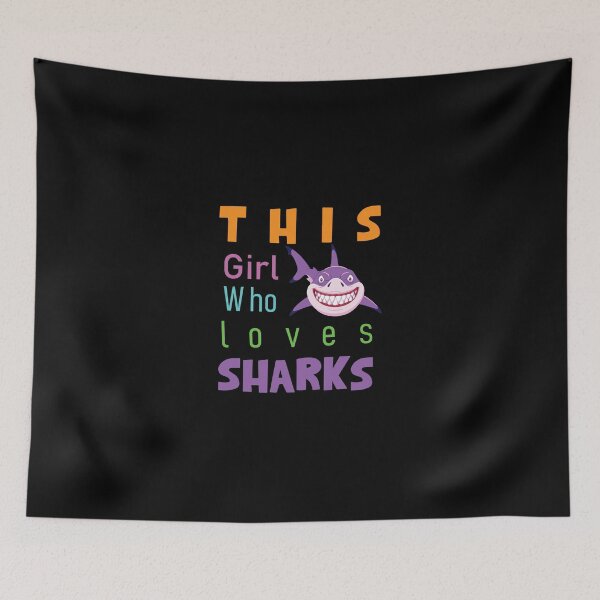 Item preview, This girl who loves sharks designed and sold by Art-Filter.