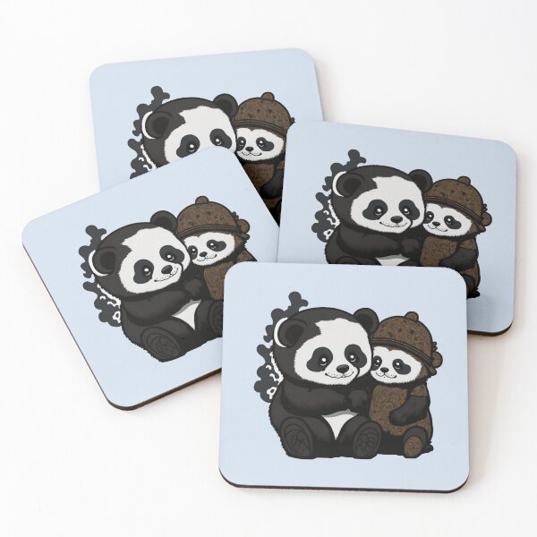 Item preview, Cute Panda couple designed and sold by Rosamose.