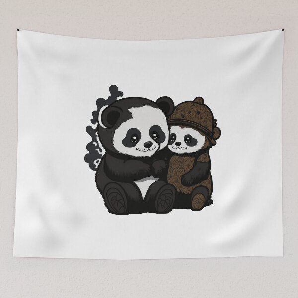 Item preview, Cute Panda couple designed and sold by Rosamose.