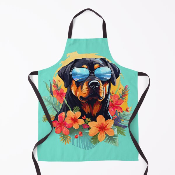 Item preview, Tropical Vacation Rottweiler designed and sold by ZombieLH.