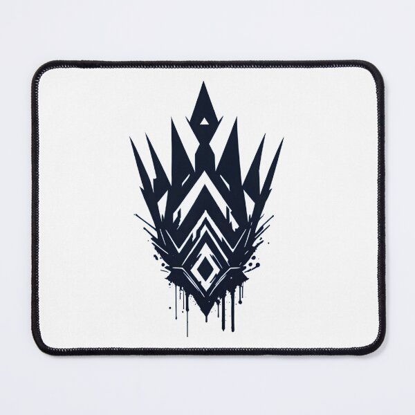 Item preview, Abstract Minimalist Cool Symbol: Black Crown designed and sold by MoxieVibe.