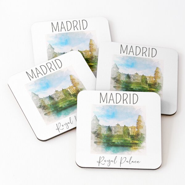 Item preview, A Watercolor Design of the Royal Palace of Madrid in Madrid - Spain designed and sold by Sketch-Shack.
