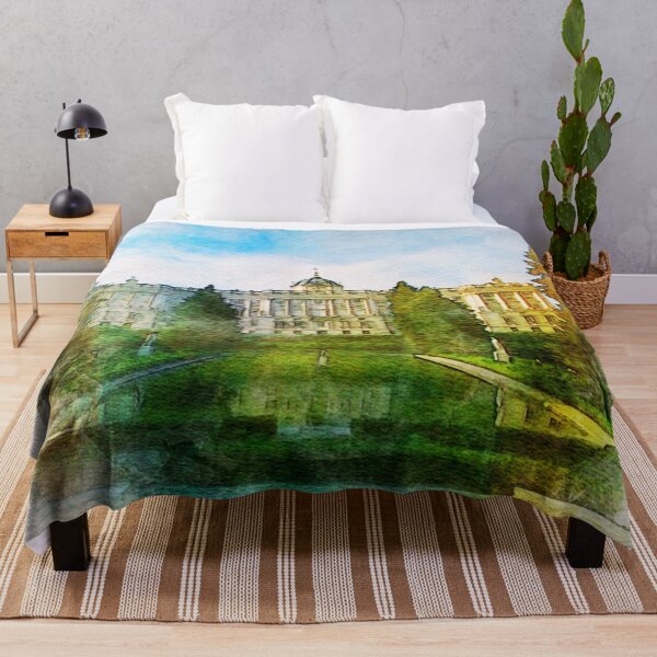 Item preview, A Watercolor Design of the Royal Palace of Madrid in Madrid - Spain designed and sold by Sketch-Shack.
