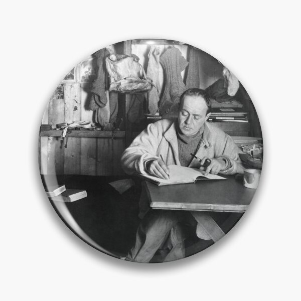 Item preview, Robert Falcon Scott Writing In His Diary - 1911 designed and sold by warishellstore.