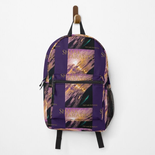 Item preview, Shark swimming in the tropical sunset ocean  designed and sold by tank200bar.