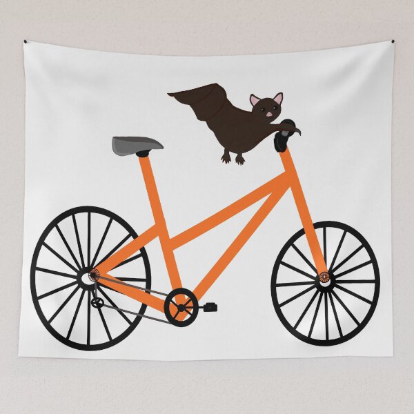 Item preview, Bat On A Bicycle  designed and sold by CatGirl101.