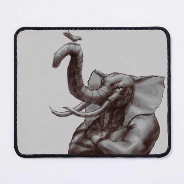 Item preview, "Elephant" Fantasy Creature Art designed and sold by WistfulSoic.