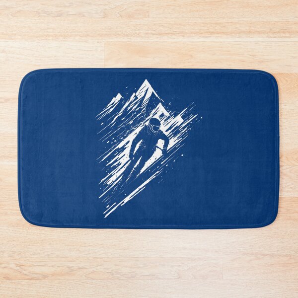 Item preview, Skier And Mountain | Skiing Graphic Design designed and sold by TMBTM.