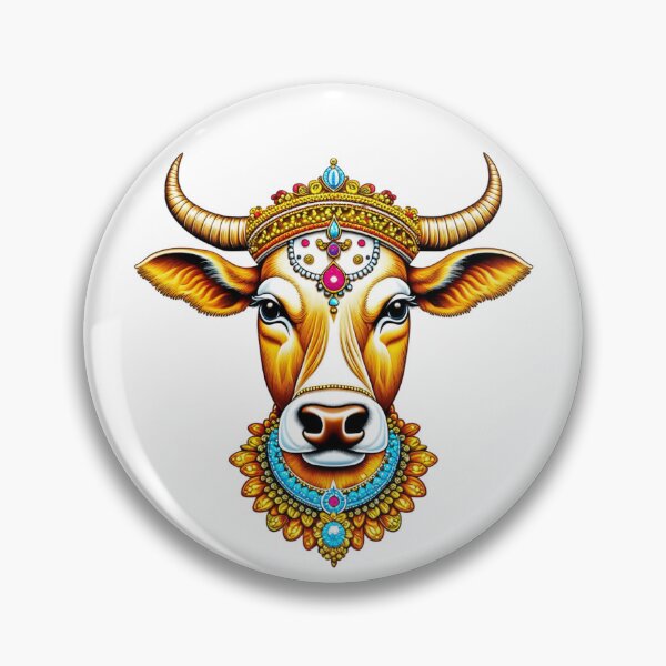 Item preview, Pongal Decorated Cow designed and sold by HolidayBug.