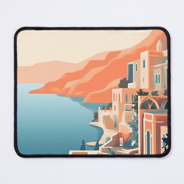 Item preview, Minimalist flat design beautiful landscape designed and sold by WallWhimsyWorks.