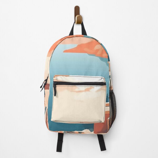 Item preview, Minimalist flat design beautiful landscape designed and sold by WallWhimsyWorks.