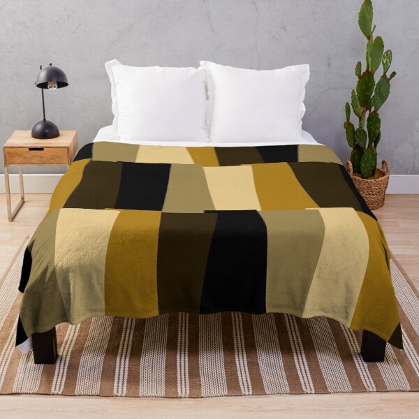 Item preview, Modern Scandinavian Patchwork Quilts in Autumn Colors designed and sold by Deutschic.
