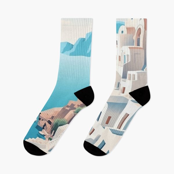 Item preview, Minimalist flat design beautiful landscape designed and sold by WallWhimsyWorks.