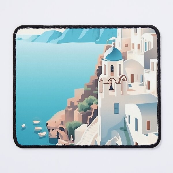 Item preview, Minimalist flat design beautiful landscape designed and sold by WallWhimsyWorks.