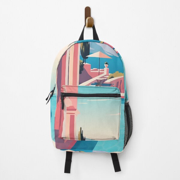 Item preview, Minimalist flat design beautiful landscape designed and sold by WallWhimsyWorks.