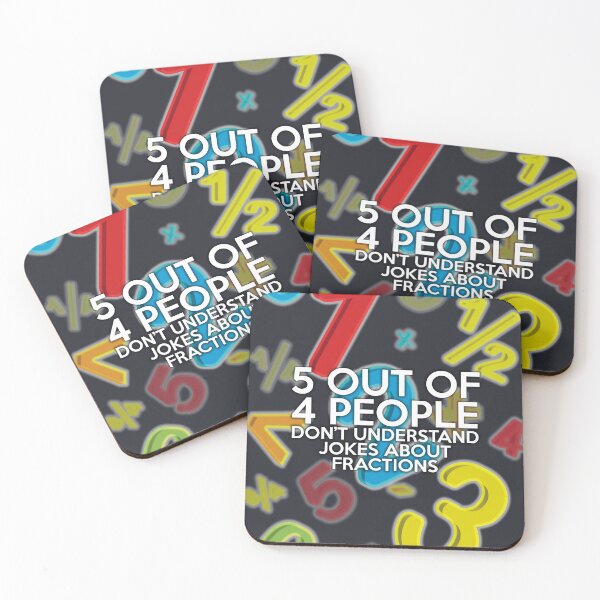 Item preview, 5 Out Of 4 People Fun Cool Math Quote Pun designed and sold by theimagezone.
