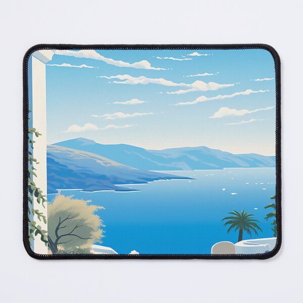 Item preview, Minimalist flat design beautiful landscape designed and sold by WallWhimsyWorks.