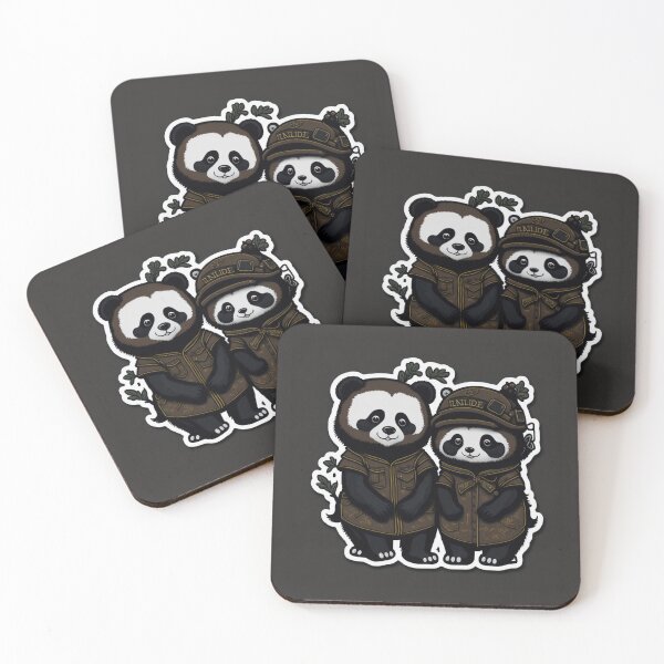 Item preview, Cute Panda couple designed and sold by Rosamose.