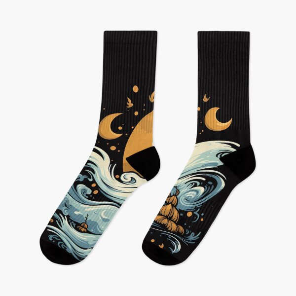 Item preview, Halloween ghost moon classic t-shirt designed and sold by Graphichut.