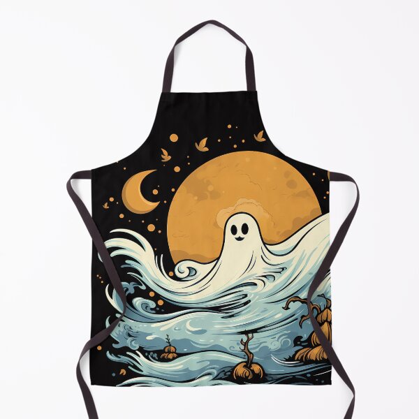 Item preview, Halloween ghost moon classic t-shirt designed and sold by Graphichut.