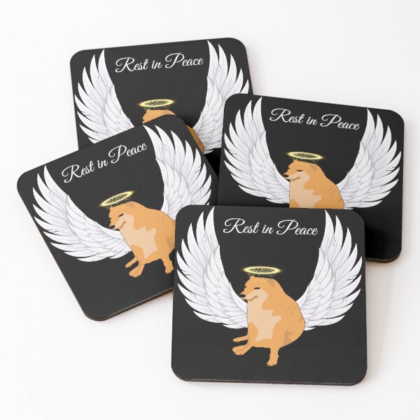 Item preview, Rest in peace Cheems Dog  designed and sold by khachiche.