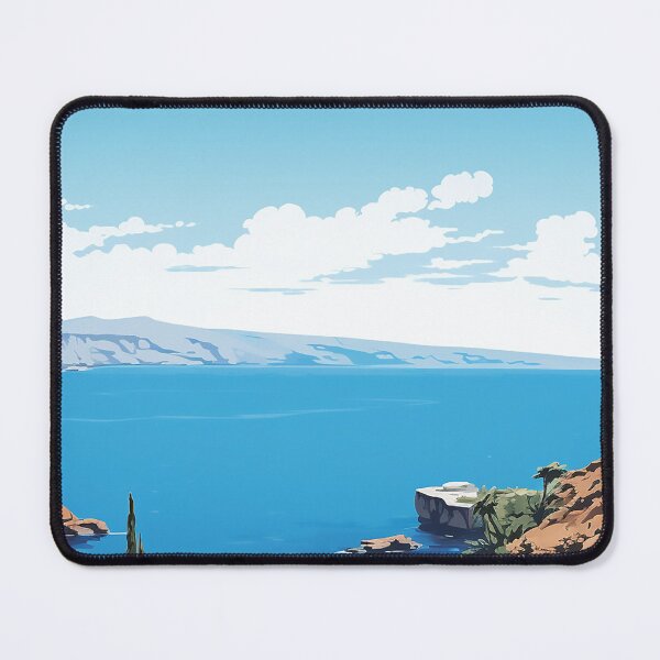 Item preview, Minimalist flat design beautiful landscape designed and sold by WallWhimsyWorks.