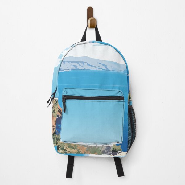 Item preview, Minimalist flat design beautiful landscape designed and sold by WallWhimsyWorks.