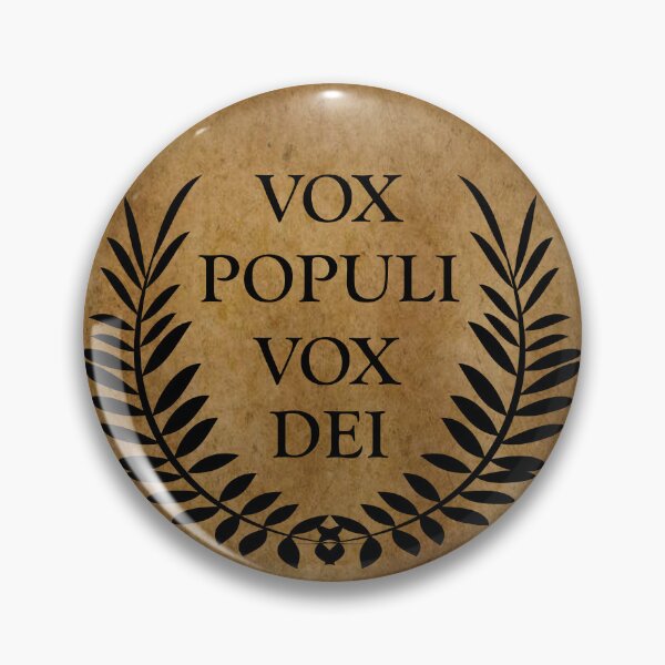Item preview, Vox Populi, vox dei latin quote designed and sold by Alexaltay.