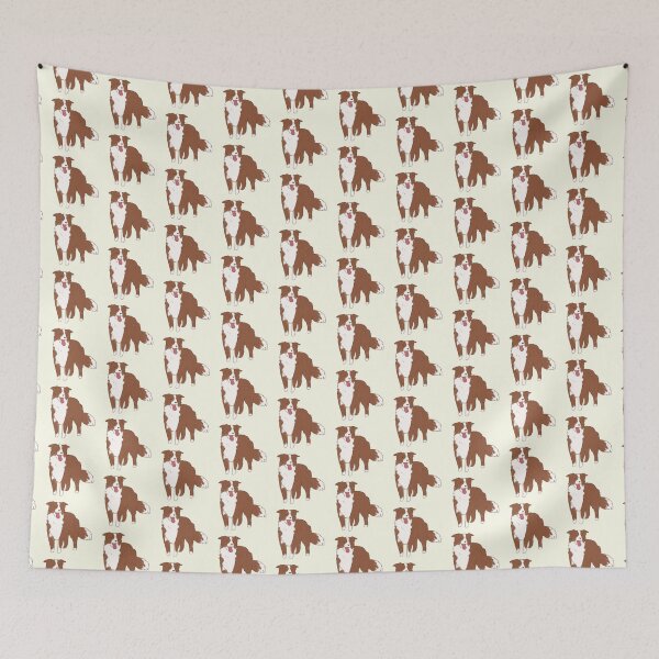Item preview, Brown border collie designed and sold by Mayarart.